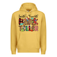 Antique Gold santa s favorite bank teller Premium Hoodie - MaliasSmallBusiness