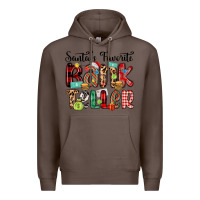 Coffee santa s favorite bank teller Premium Hoodie - MaliasSmallBusiness