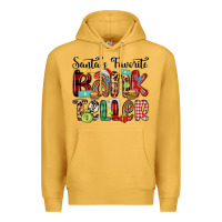 Mustard santa s favorite bank teller Premium Hoodie - MaliasSmallBusiness