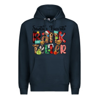 Navy santa s favorite bank teller Premium Hoodie - MaliasSmallBusiness