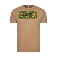 Vintage Coffee avocados with wood and leopard background 11 oz mug Vintage Tee - BarkalooDesign