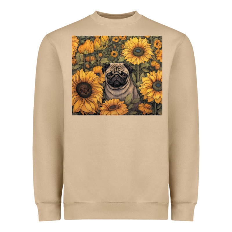 Pug Heavyweight Sweatshirt by Unal Design | Teevron