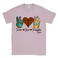 Lilac Peace Love Pumpkin Spice Classic Tee - CowhideDigitalArt