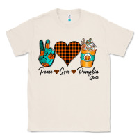 Natural Peace Love Pumpkin Spice Classic Tee - CowhideDigitalArt