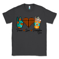 Smoke Peace Love Pumpkin Spice Classic Tee - CowhideDigitalArt