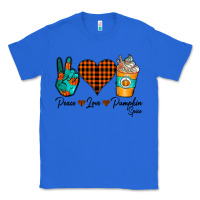True Royal Peace Love Pumpkin Spice Classic Tee - CowhideDigitalArt