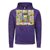 Cloud Purple school bus driver Vintage Hoodie - MaliasSmallBusiness