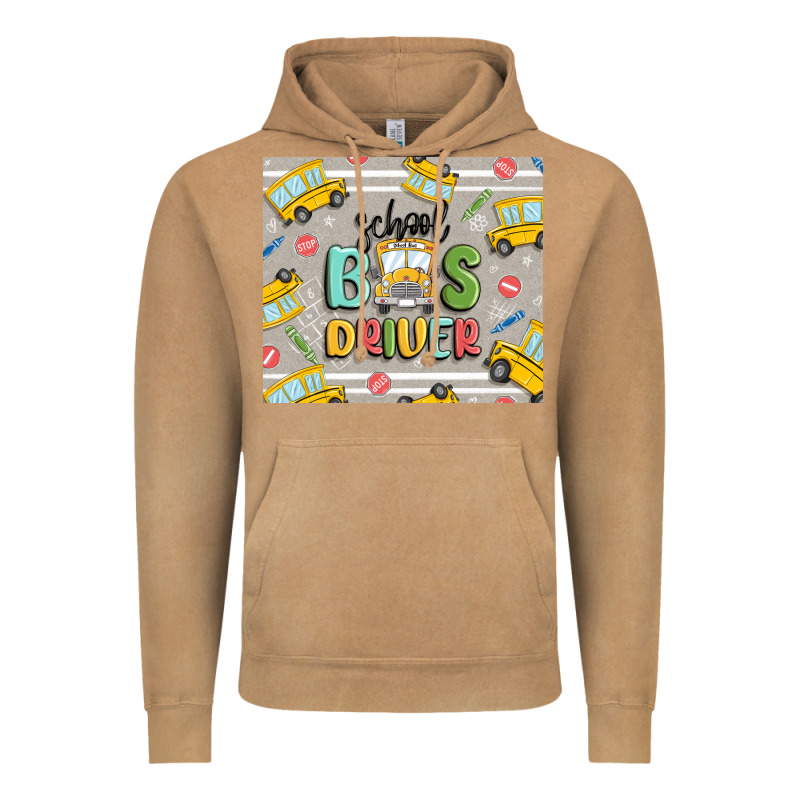 School Bus Driver Vintage Hoodie by MaliasSmallBusiness | Teevron