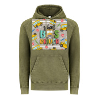 Vintage Olive school bus driver Vintage Hoodie - MaliasSmallBusiness