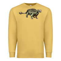 Antique Gold Ankylosaurus T-Rex Premium Sweatshirt - LillyAllenDesigns