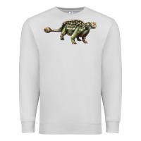 Dove Grey Ankylosaurus T-Rex Premium Sweatshirt - LillyAllenDesigns