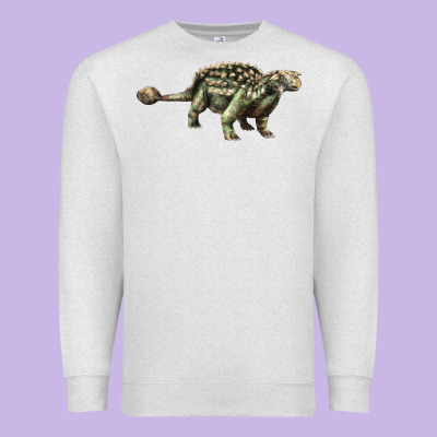 Ankylosaurus T-rex Premium Sweatshirt Designed By Lillyallendesigns