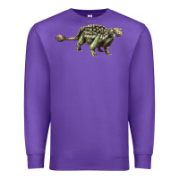 Purple Ankylosaurus T-Rex Premium Sweatshirt - LillyAllenDesigns