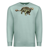 Seafoam Ankylosaurus T-Rex Premium Sweatshirt - LillyAllenDesigns