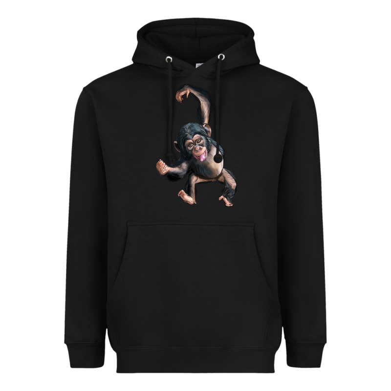 Baby Chimpanzee Heavyweight Hoodie by LillyAllenDesigns | Teevron