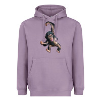 Lavender baby chimpanzee Heavyweight Hoodie - LillyAllenDesigns