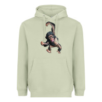 Matcha baby chimpanzee Heavyweight Hoodie - LillyAllenDesigns