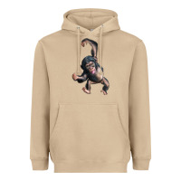Mushroom baby chimpanzee Heavyweight Hoodie - LillyAllenDesigns