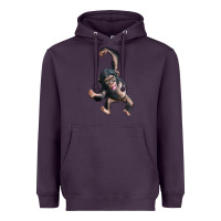 Plum baby chimpanzee Heavyweight Hoodie - LillyAllenDesigns