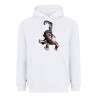 White baby chimpanzee Heavyweight Hoodie - LillyAllenDesigns