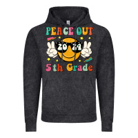 Vintage Black peace out 2024 5th grade Vintage Hoodie - JahusDesignShop