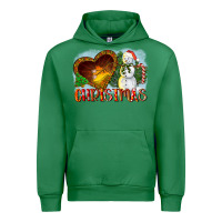 Emerald Christmas Snowman Urban Hoodie - LillyAllenDesigns