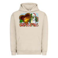 Pigment French Oak Christmas Snowman Urban Hoodie - LillyAllenDesigns