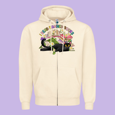 I Read Banned Books Zipper Hoodie Designed By Artiststas