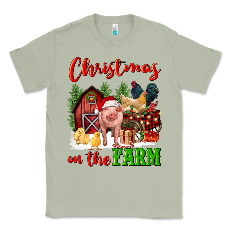 Christmas On The Farm Classic Tee by FaDigitalArtStudio | Teevron