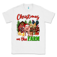 White christmas on the farm Classic Tee - FaDigitalArtStudio