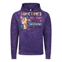 Cloud Purple sometimes all you need is a different point of  vi Vintage Hoodie - MaliasSmallBusiness