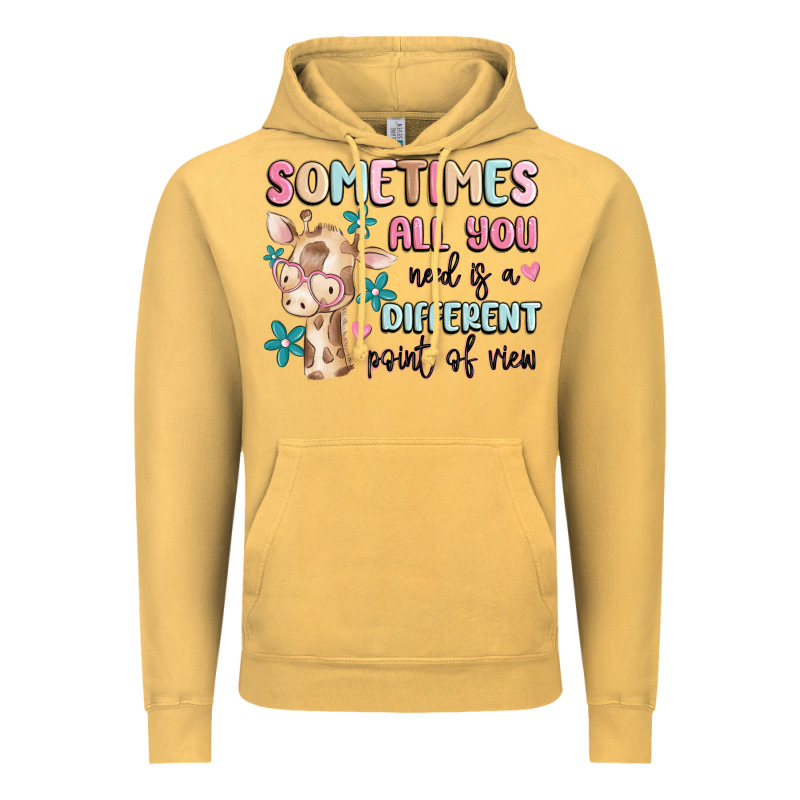 Sometimes All You Need Is A Different Point Of  Vi Vintage Hoodie by MaliasSmallBusiness | Teevron