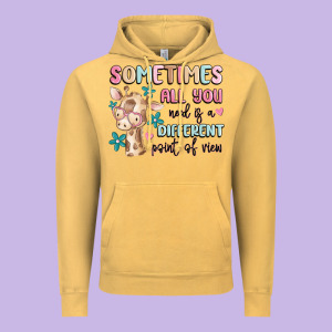 Sometimes All You Need Is A Different Point Of  Vi Vintage Hoodie Designed By Maliassmallbusiness
