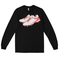 Black red cleats fa element Long Sleeve Tee - FaDigitalArtStudio