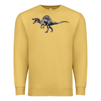 Antique Gold Spinosaurus Premium Sweatshirt - LillyAllenDesigns