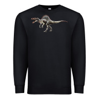 Black Spinosaurus Premium Sweatshirt - LillyAllenDesigns
