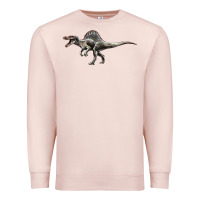 Pale Pink Spinosaurus Premium Sweatshirt - LillyAllenDesigns