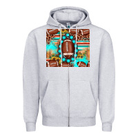 Heather Grey football leopard turquoise gemstone sunflower Zipper Hoodie - JahusDesignShop