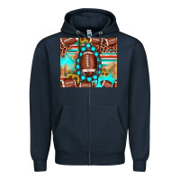 Navy football leopard turquoise gemstone sunflower Zipper Hoodie - JahusDesignShop