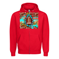 Red football leopard turquoise gemstone sunflower Zipper Hoodie - JahusDesignShop