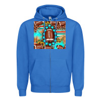 True Royal football leopard turquoise gemstone sunflower Zipper Hoodie - JahusDesignShop