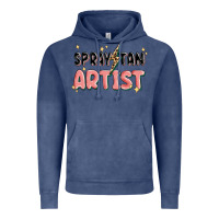 Vintage Denim spray tan artist Vintage Hoodie - MaliasSmallBusiness