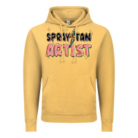 Vintage Mustard spray tan artist Vintage Hoodie - MaliasSmallBusiness