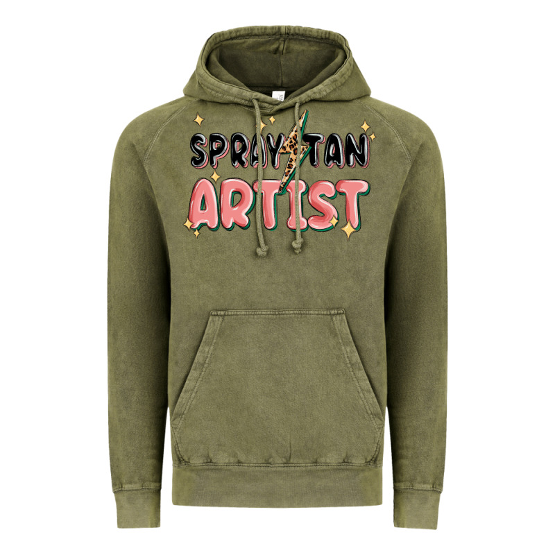 Spray Tan Artist Vintage Hoodie by MaliasSmallBusiness | Teevron