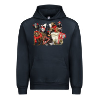 Navy Christmas Bear Family Urban Hoodie - LillyAllenDesigns