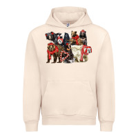 Sandshell Christmas Bear Family Urban Hoodie - LillyAllenDesigns