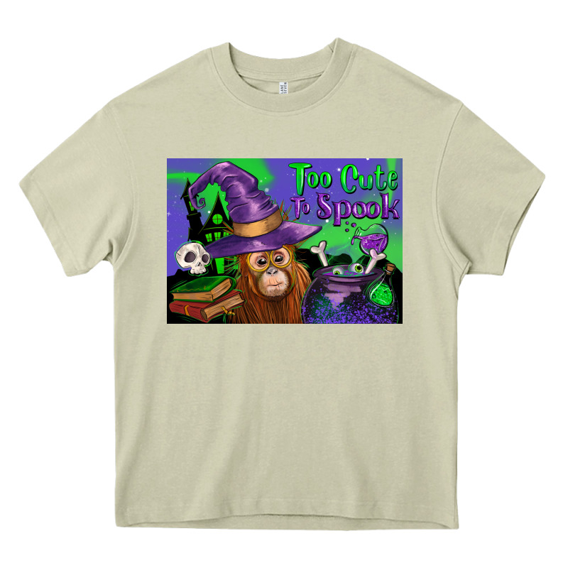 Too Cute To Spook Baby Orangutan Heavy Core Tee by LillyAllenDesigns | Teevron