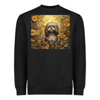 Black shih tzu Heavyweight Sweatshirt - Unal Design
