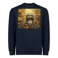 Navy shih tzu Heavyweight Sweatshirt - Unal Design