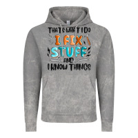 Cloud Rock thats what i do i fix stuff and i know things Vintage Hoodie - MaliasSmallBusiness